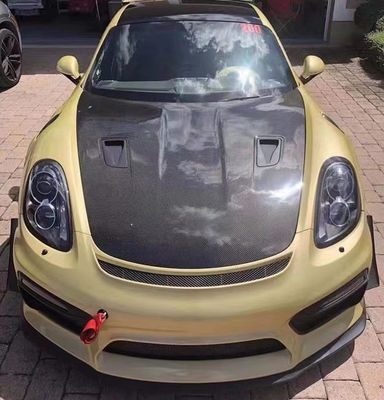 Carbon Fiber Products for Porsche 981 Boxster Carbon Fiber Hood 981 Carbon Fiber Engine Hatch Cover 2013-2015