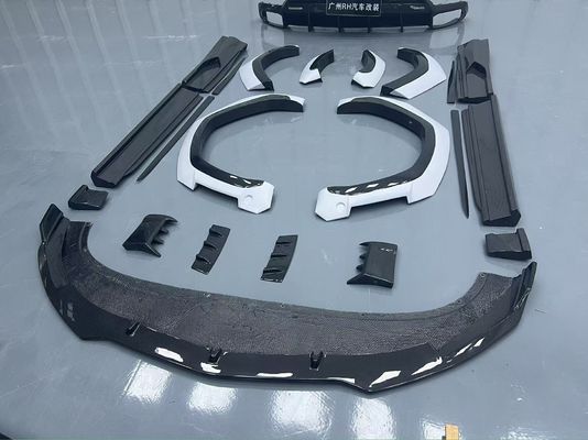 Lamborghini Urus Carbon fiber body Kit URUS 1016 style carbon fiber front lip diffuser spoiler hood wheel arch