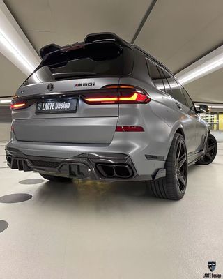 BMW X7 Carbon fiber Body Kit X7 LD style carbon fiber front lip diffuser Spoiler hood wheel arch