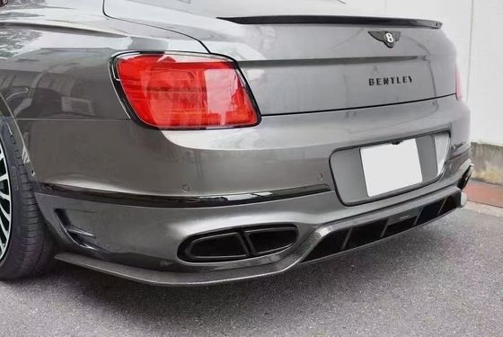 Bentley Flying Spur Carbon fiber body Kit Flying Spur upgrades MANSORY style front lip diffuser Spoiler hood body kit