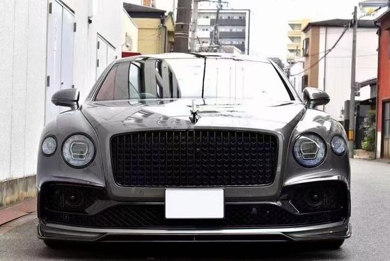 Bentley Flying Spur Carbon fiber body Kit Flying Spur upgrades MANSORY style front lip diffuser Spoiler hood body kit