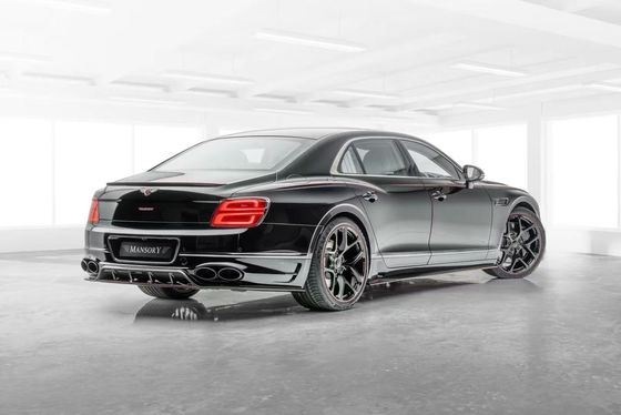 Bentley Flying Spur Carbon fiber body Kit Flying Spur upgrades MANSORY style front lip diffuser Spoiler hood body kit