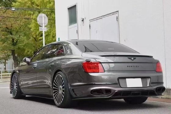 Bentley Flying Spur Carbon fiber body Kit Flying Spur upgrades MANSORY style front lip diffuser Spoiler hood body kit