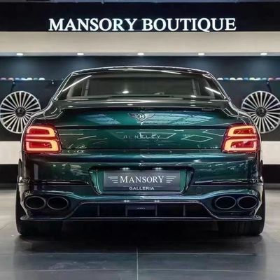 Bentley Flying Spur Carbon fiber body Kit Flying Spur upgrades MANSORY style front lip diffuser Spoiler hood body kit