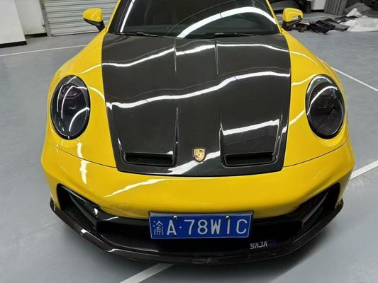 Porsche 992 Carbon fiber body Kit 992 GT3 style front and rear bumper side skirt spoiler hood