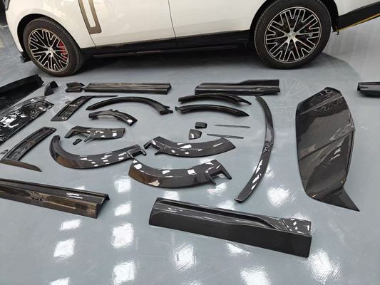 Land Rover Range Rover Carbon fiber Body Kit Range Rover Upgraded Mansory style front lip diffuser Spoiler hood wheel arch side skirt