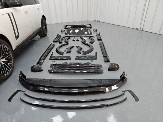 Land Rover Range Rover Carbon fiber Body Kit Range Rover Upgraded Mansory style front lip diffuser Spoiler hood wheel arch side skirt