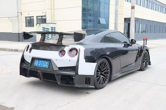 Nissan GTR Carbon fiber body Kit GTR r35 Upgraded 2024nismo style front and rear bumper spoilers hood fenders