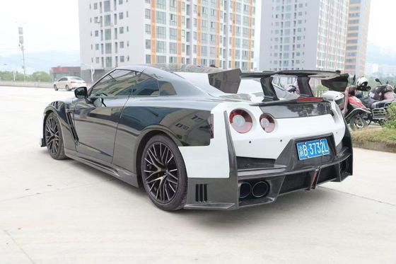 Nissan GTR Carbon fiber body Kit GTR r35 Upgraded 2024nismo style front and rear bumper spoilers hood fenders