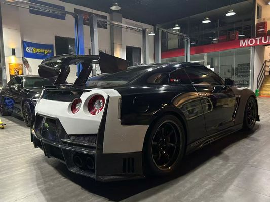 Nissan GTR Carbon fiber body Kit GTR r35 Upgraded 2024nismo style front and rear bumper spoilers hood fenders