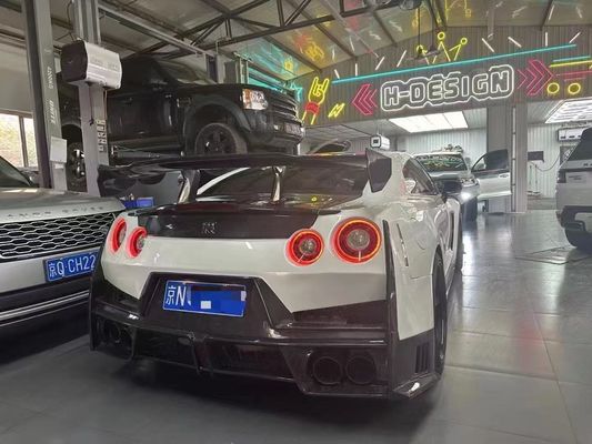 Nissan GTR Carbon fiber body Kit GTR r35 Upgraded 2024nismo style front and rear bumper spoilers hood fenders