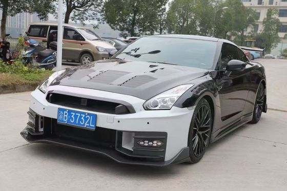 Nissan GTR Carbon fiber body Kit GTR r35 Upgraded 2024nismo style front and rear bumper spoilers hood fenders