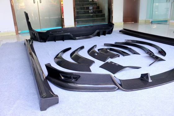 Tesla model X Carbon Fiber Body Kit model X Carbon fiber front lip diffuser Spoiler hood wheel arch wide body kit