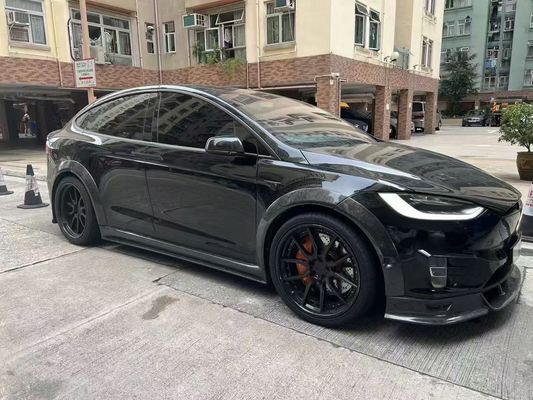 Tesla model X Carbon Fiber Body Kit model X Carbon fiber front lip diffuser Spoiler hood wheel arch wide body kit