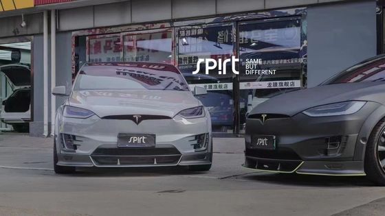 Tesla model X Carbon Fiber Body Kit model X Carbon fiber front lip diffuser Spoiler hood wheel arch wide body kit