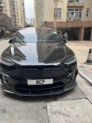 Tesla model X Carbon Fiber Body Kit model X Carbon fiber front lip diffuser Spoiler hood wheel arch wide body kit