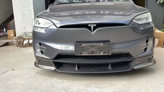 Tesla model X Carbon Fiber Body Kit model X Carbon fiber front lip diffuser Spoiler hood wheel arch wide body kit