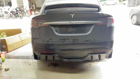 Tesla model X Carbon Fiber Body Kit model X Carbon fiber front lip diffuser Spoiler hood wheel arch wide body kit
