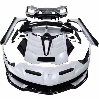 For Lamborghini Aventador LP700 LP720 Carbon Fiber Body Kit Aventador Upgraded SVJ Style Front and Rear Bumper Spoiler Body Kit