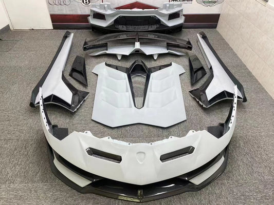 For Lamborghini Aventador LP700 LP720 Carbon Fiber Body Kit Aventador Upgraded SVJ Style Front and Rear Bumper Spoiler Body Kit