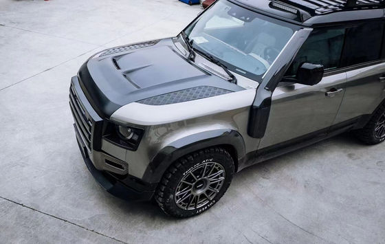 Carbon Fiber Hood for Land Rover Defender Carbon Fiber Material  Defender Upgraded SVR Style Cover