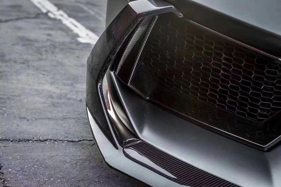 For Lamborghini LP700 Carbon Fiber Body Kit LP700 Upgrade VORs Style Carbon Fiber Front Lip Diffuser Spoiler
