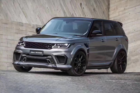 Runde ASPEC Style CF&amp; FRP Wide Body Kit Front Bumper Rear Bumper Side Skirt Fender for Land Rover RANGE ROVE SPORT 2014-2017