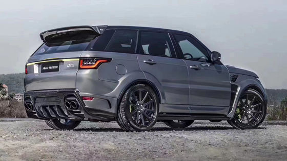 Runde ASPEC Style CF&amp; FRP Wide Body Kit Front Bumper Rear Bumper Side Skirt Fender for Land Rover RANGE ROVE SPORT 2014-2017
