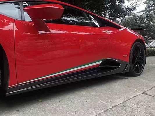For Lamborghini LP580 LP610 Carbon Fiber Body Kit LP580 LP610 Upgraded MSY Style Front Lip Diffuser Spoiler Side Skirt