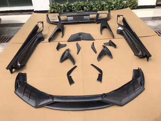 For Lamborghini LP580 LP610 Carbon Fiber Body Kit LP580 LP610 Upgraded MSY Style Front Lip Diffuser Spoiler Side Skirt