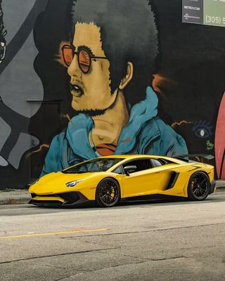 For Lamborghini Aventador LP700 Carbon Fiber Body Kit Aventador Upgraded 740SV Front and Rear Bumper Spoilers