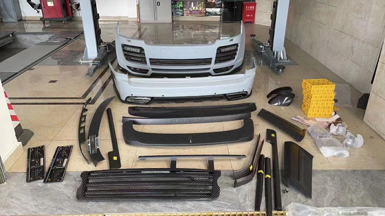 Black Range Rover Bodykits 240mm  Carbon Fiber Widebody Kit 2019-
