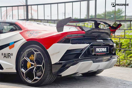 For Lamborghini LP580 LP610 Carbon Fiber Body Kit LP580 LP610 Upgraded VORS Style Carbon Fiber Spoiler Wing
