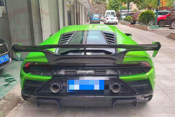 For Lamborghini LP580 LP610 Carbon Fiber Body Kit LP580 LP610 Upgraded VORS Style Carbon Fiber Spoiler Wing