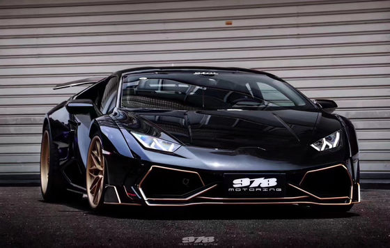 For Lamborghini LP580 LP610 Carbon Fiber Widebody Kit LP580 LP610 Upgraded PD-style Front and Rear Bumper Spoiler Widebody