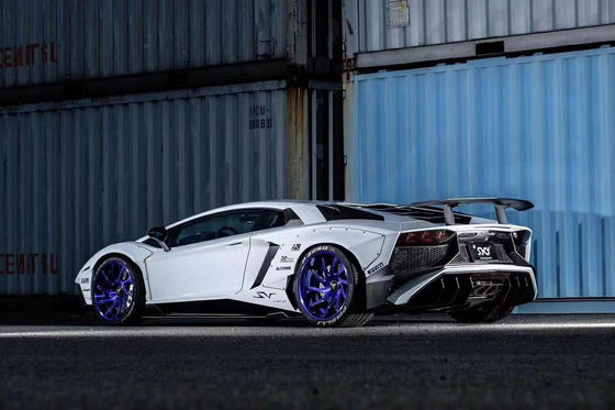 For Lamborghini Aventador LP700 Carbon Fiber Body Kit LP700 Upgraded LB-style Side Skirt Spoiler Wheel Arch