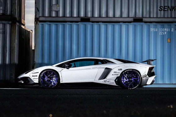For Lamborghini Aventador LP700 Carbon Fiber Body Kit LP700 Upgraded LB-style Side Skirt Spoiler Wheel Arch