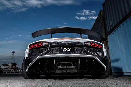 For Lamborghini Aventador LP700 Carbon Fiber Body Kit LP700 Upgraded LB-style Side Skirt Spoiler Wheel Arch