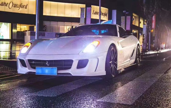 For Ferrari 599 Body Kit 599 Upgraded VORS Style Front and Rear Bumper Side Skirt Spoiler Carbon Fiber Body Kit