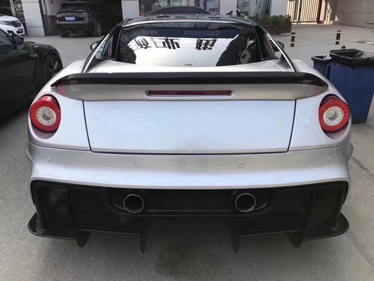 For Ferrari 599 Body Kit 599 Upgraded VORS Style Front and Rear Bumper Side Skirt Spoiler Carbon Fiber Body Kit