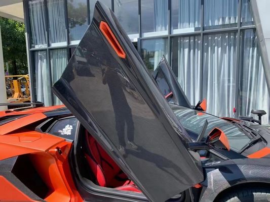 For Lamborghini Aventador LP700 Carbon Fiber Door Panels Aventador SVJ Style Carbon Fiber Door Panels