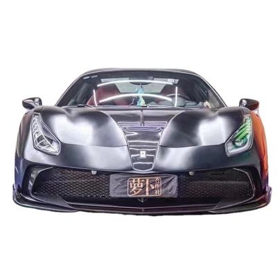 Auto Parts ForFerrari 488 Body Kit 488 Upgraded MSY Style Front and Rear Bumper Spoiler Carbon Fiber Body Kit