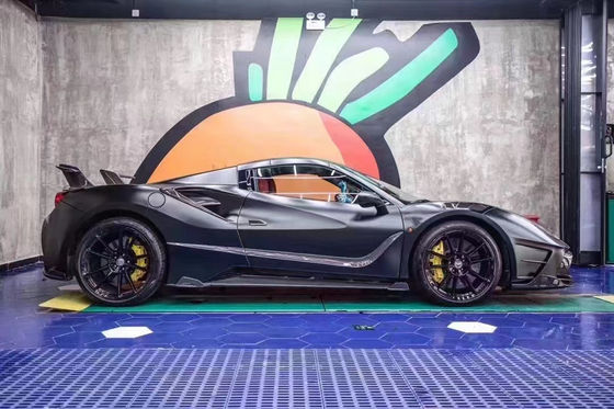 Auto Parts ForFerrari 488 Body Kit 488 Upgraded MSY Style Front and Rear Bumper Spoiler Carbon Fiber Body Kit