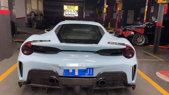 Auto Parts ForFerrari 488 Body Kit 488 Upgraded PistA-style Front and Rear Bumper Bonnet Spoiler Carbon Fiber Body Kit