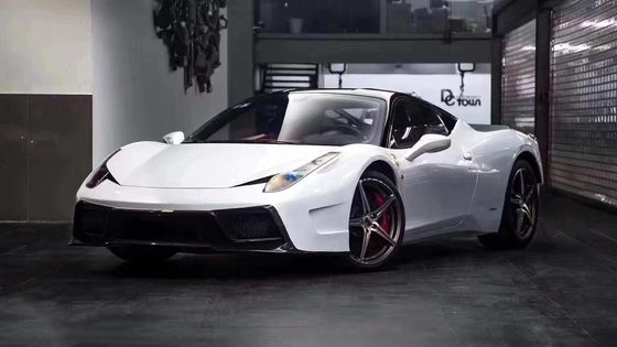 For Ferrari 458 Carbon Fiber Body Kit 458 Upgraded VORS Style Front and Rear Bumper Spoiler Side Skirt Body Kit