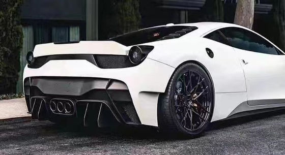 For Ferrari 458 Carbon Fiber Body Kit 458 Upgraded VORS Style Front and Rear Bumper Spoiler Side Skirt Body Kit