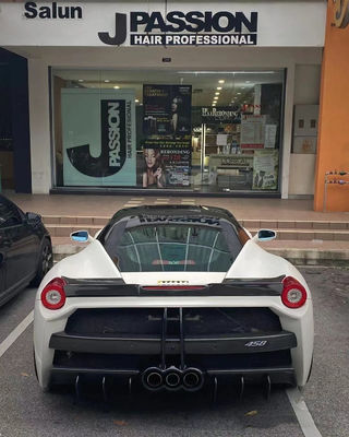 Auto Parts ForFerrari 458 Body Kit 458 Upgraded Misha Style Front and Rear Bumper Side Skirt Hood Spoiler Body Kit