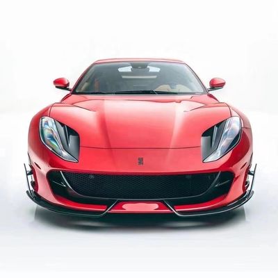 For Ferrari 812 Carbon Fiber Body Kit 812 Upgraded MSY Style Carbon Fiber Front Lip Diffuser Spoiler Body Kit