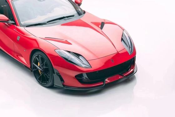 For Ferrari 812 Carbon Fiber Body Kit 812 Upgraded MSY Style Carbon Fiber Front Lip Diffuser Spoiler Body Kit