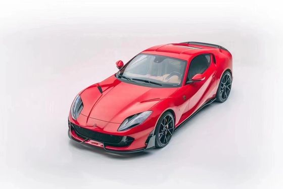 For Ferrari 812 Carbon Fiber Body Kit 812 Upgraded MSY Style Carbon Fiber Front Lip Diffuser Spoiler Body Kit